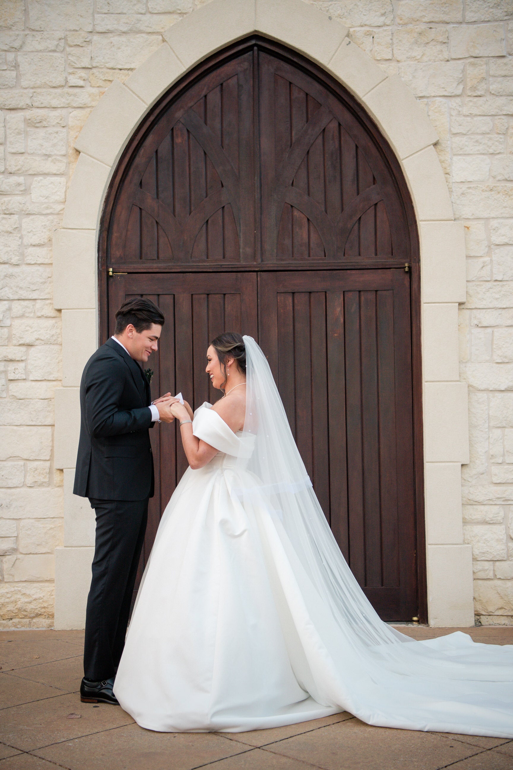 princess inspired long royal length wedding veil with horsehair edge trim